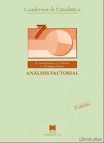 Descargar gratis ebook ANALISIS FACTORIAL en epub