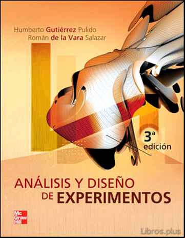 Descargar ebook ANALISIS Y DISEÑO DE EXPERIMENTOS