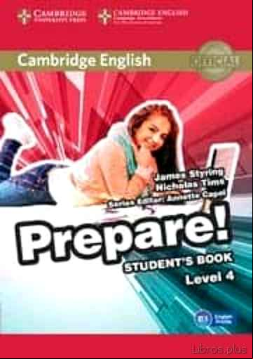 Descargar ebook CAMBRIDGE ENGLISH PREPARE! 4 STUDENT S BOOK