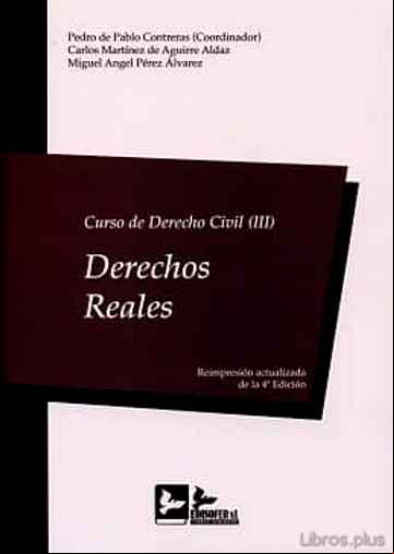 Descargar gratis ebook CURSO DE DERECHO CIVIL, III: DERECHOS REALES en epub