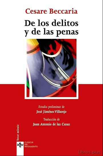 Descargar gratis ebook DE LOS DELITOS Y DE LAS PENAS en epub