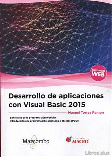 Descargar gratis ebook DESARROLLO DE APLICACIONES CON VISUAL BASIC 2015 en epub