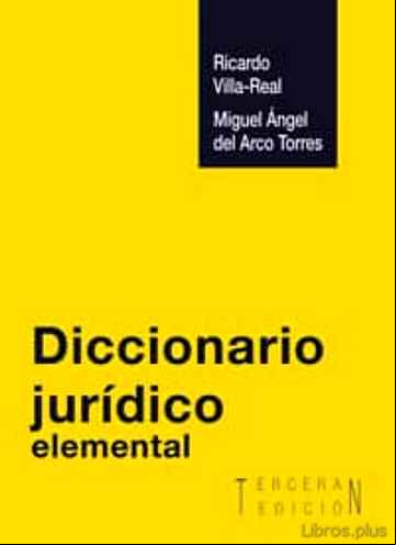 Descargar gratis ebook DICCIONARIO JURÍDICO ELEMENTAL en epub
