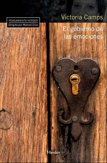 Descargar gratis ebook EL GOBIERNO DE LAS EMOCIONES en epub