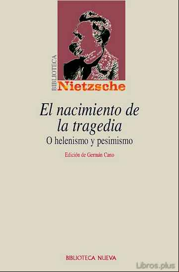 Descargar ebook EL NACIMIENTO DE LA TRAGEDIA