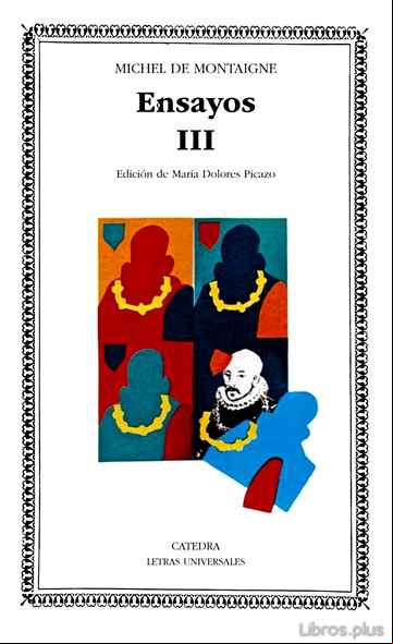 Descargar gratis ebook ENSAYOS,T.III. MONTAIGNE en epub