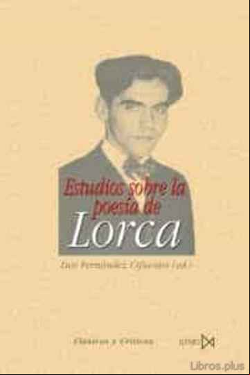 Descargar ebook ESTUDIOS SOBRE POESIA DE LORCA