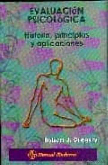 Descargar gratis ebook EVALUACION PSICOLOGICA. HISTORIA, PRINCIPIOS Y APLICACIONES en epub