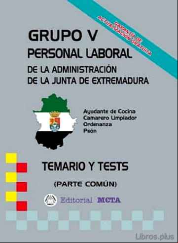 Descargar ebook GRUPO V PERSONAL LABORAL DE LA JUNTA DE EXTREMADURA