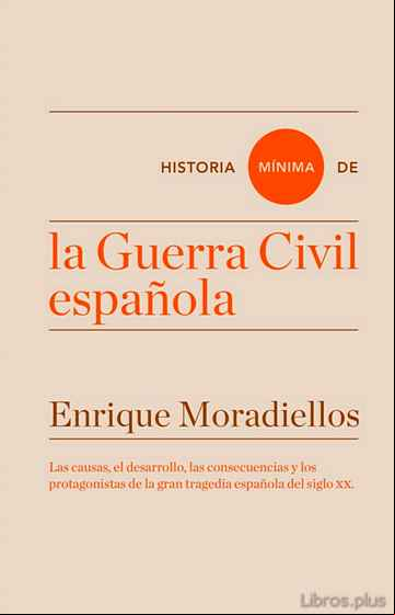 Descargar gratis ebook HISTORIA MINIMA DE LA GUERRA CIVIL ESPAÑOLA en epub