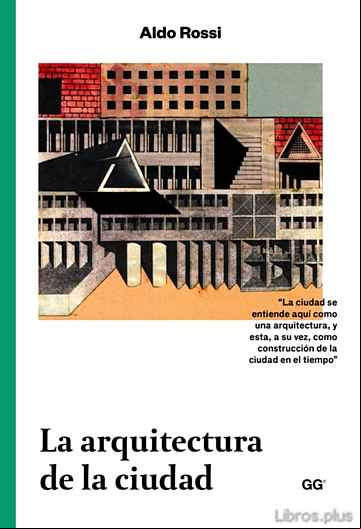 Descargar gratis ebook LA ARQUITECTURA DE LA CIUDAD en epub
