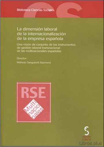 Descargar gratis ebook LA DIMENSION LABORAL DE LA INTERNACIONALIZACION DE LA EMPRESA ESP AÑOLA en epub