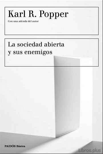 Descargar gratis ebook LA SOCIEDAD ABIERTA Y SUS ENEMIGOS en epub