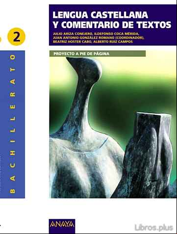 Descargar ebook LENGUA CASTELLANA Y COMENTARIO DE TEXTO 2  (2º BACHILLERATO)
