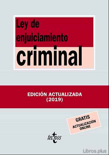 Descargar gratis ebook LEY DE ENJUICIAMIENTO CRIMINAL (3ª ED.) en epub