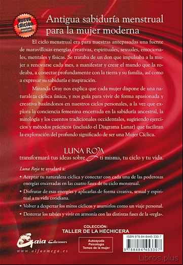 Descargar gratis ebook LUNA ROJA: EMPLEA LOS DONES CREATIVOS, SEXUALES Y ESPIRITUALES DE LOS CICLOS MENSTRUALES en epub