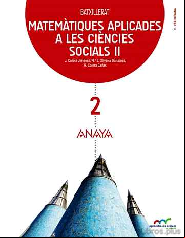 Descargar ebook MATEMÀTIQUES APLICADES A LES CIÈNCIES SOCIALS II. 2º BACHILLERATO