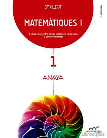 Descargar ebook MATEMÀTIQUES I 1º BACHILLERATO VALENCIANO COMUNIDAD VALENCIANA