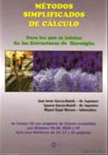 Descargar gratis ebook METODOS SIMPLIFICADOS DE CALCULO : ESTRUCTURAS DE HORMIGON (INCLU YE CD CON PROGRAMAS) en epub