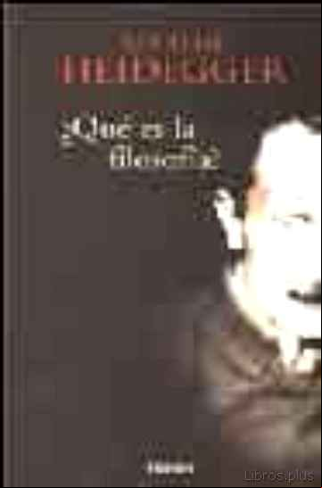 Descargar ebook ¿QUE ES LA FILOSOFIA?