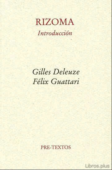 Descargar gratis ebook RIZOMA: INTRODUCCION en epub