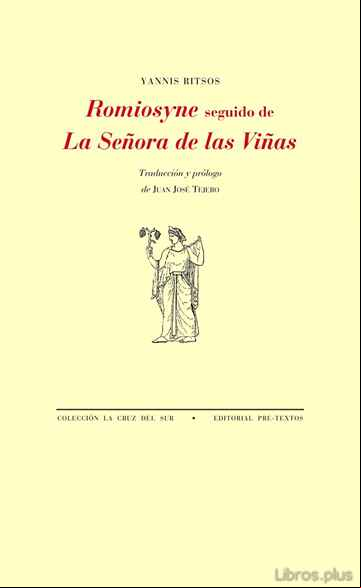 Descargar gratis ebook ROMIOSYNE SEGUIDO DE LA SEÑORA DE LAS VIÑAS en epub