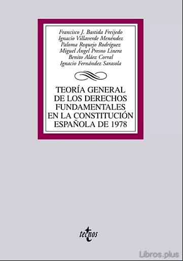 Descargar gratis ebook TEORIA GENERAL DE LOS DERECHOS FUNDAMENTALES EN LA CONSTITUCION E SPAÑOLA DE 1978 en epub