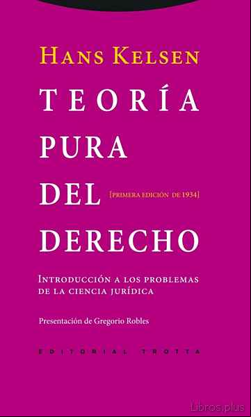 Descargar gratis ebook TEORIA PURA DEL DERECHO en epub